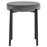Табурет с мягким круглым сиденьем RIO Grey варинант исполнения - 2 | Loft Concept в Воронеже