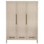 Большой Шкаф Primo Светлый дуб с 3 дверьми и 3 выдвижными ящиками варинант исполнения - 7 | Loft Concept в Воронеже