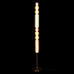 Торшер с разноцветными стеклянными цилиндрами и шарами Eclecticism  варинант исполнения - 1 | Loft Concept в Воронеже