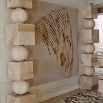 Декор настенный в Эко стиле рафия Malibu wall panel варинант исполнения - 1 | Loft Concept в Воронеже