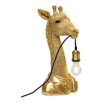 Настольная лампа в детскую Жираф в золотом костюме варинант исполнения - 1 | Loft Concept в Воронеже