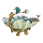 Чаша в виде листка лотоса с птицами Eden Garden варинант исполнения - 4 | Loft Concept в Воронеже