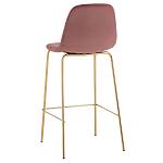 Барный стул на золотистых ножках VENDRAMIN Pink варинант исполнения - 4 | Loft Concept в Воронеже