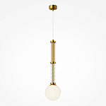 Подвесной светильник со стеклянными вставками Helios варинант исполнения - 1 | Loft Concept в Воронеже