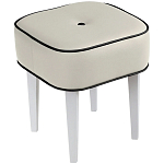 Квадратный мягкий пуф на белых ножках Winton Pouf Square варинант исполнения - 21 | Loft Concept в Воронеже