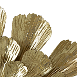 Зеркало круглое настенное в металлической раме Sunny Golden Petals варинант исполнения - 5 | Loft Concept в Воронеже