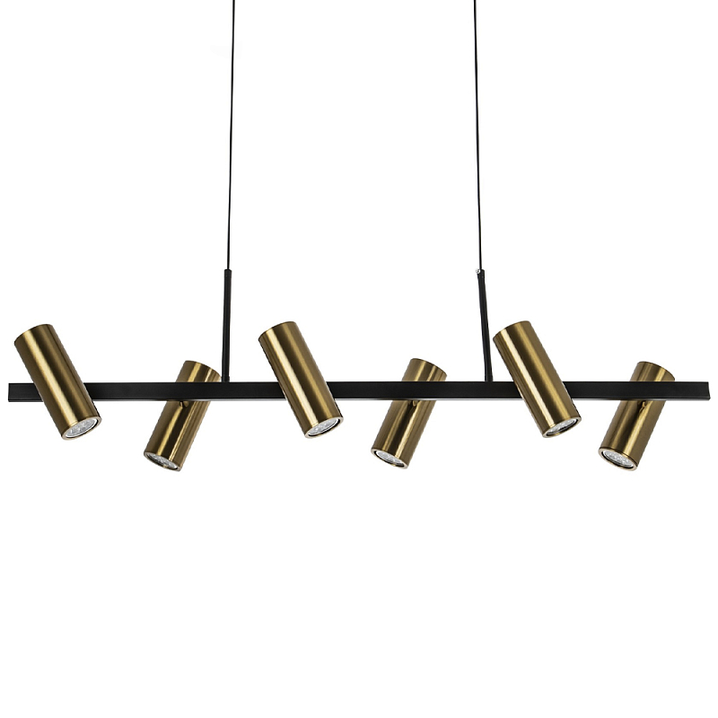 Линейный светильник Daviau Linear Light 6 Черный Латунь Линейный светильник Daviau Linear Light 6 Черный Латунь в Воронеже | Loft Concept