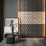 Гипсовая 3D панель с принтографией PM-101 варинант исполнения - 2 | Loft Concept в Воронеже