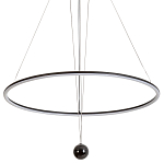 Светодиодная люстра Black LED Circle and Ball Lamp варинант исполнения - 1 | Loft Concept в Воронеже