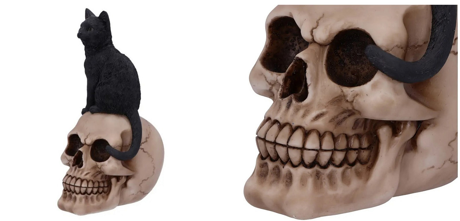 Статуэтка Skull Black Cat Статуэтка Skull Black Cat - Loft-Concept в Воронеже