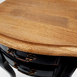 Консоль маленькая из массива березы с 2-мя ящиками в стиле прованс Vintage варинант исполнения - 3 | Loft Concept в Воронеже