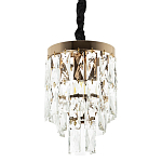 Подвесной светильник с прямоугольными хрустальными подвесками Lunet Crystal Rectangulars Pendant Light 2 варинант исполнения - 1 | Loft Concept в Воронеже