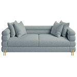 Дизайнерский Диван Lancaster Серо-голубое букле варинант исполнения - 3 | Loft Concept в Воронеже