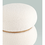 Пуф Полли S тедди белый варинант исполнения - 3 | Loft Concept в Воронеже