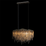 Люстра подвесная с металлическими цепочками и изогнутыми металлическими дугами 72 см Atlantis Chain варинант исполнения - 3 | Loft Concept в Воронеже