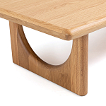 Стол журнальный из массива и шпона дуба Oak Essence Carden варинант исполнения - 4 | Loft Concept в Воронеже