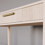 Элегантная Консоль Primo с выдвижным ящиком Светлый дуб варинант исполнения - 3 | Loft Concept в Воронеже