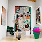 Арт-Объект плетеный из нитей большой портрет Joana Schneider  варинант исполнения - 1 | Loft Concept в Воронеже