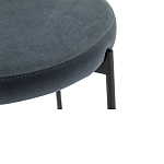 Стул металлический с мягкой спинкой и сиденьем из велюра Alfie Chair варинант исполнения - 7 | Loft Concept в Воронеже