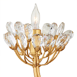 Люстра золотая в виде растения Golden Flower Glade варинант исполнения - 2 | Loft Concept в Воронеже