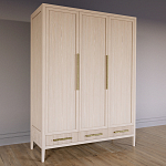 Большой Шкаф Primo Светлый дуб с 3 дверьми и 3 выдвижными ящиками варинант исполнения - 2 | Loft Concept в Воронеже