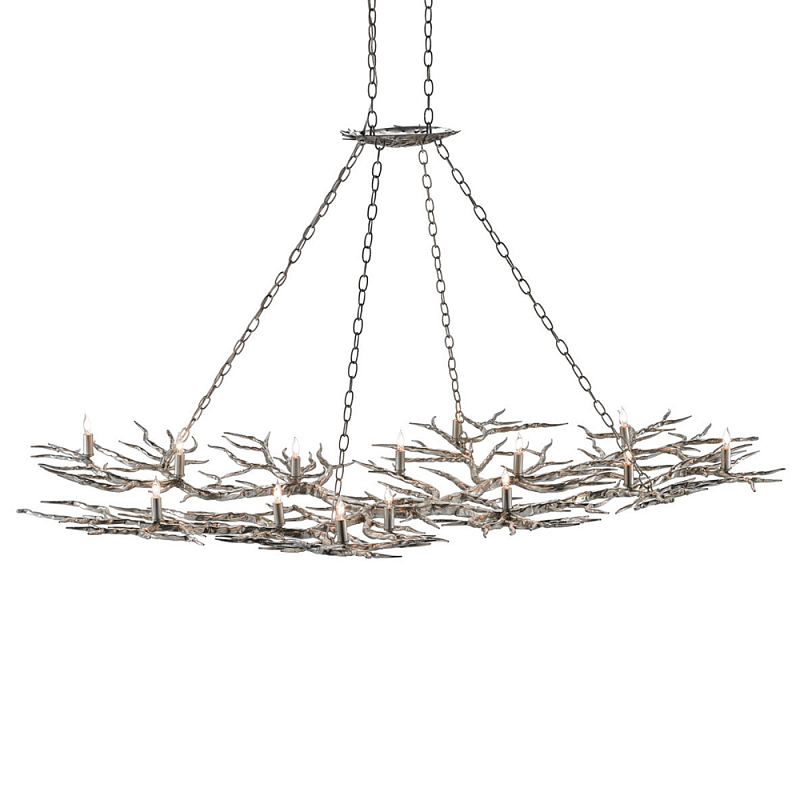 Люстра в виде веток Branched Tree Chandeliers Silver Серебряный в Воронеже | Loft Concept 