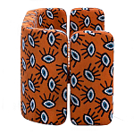 Акцентный Двухместный Диван Leela Оранжевый Орнамент варинант исполнения - 4 | Loft Concept в Воронеже