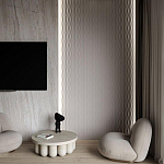 Гипсовая 3D Панель M-16 варинант исполнения - 1 | Loft Concept в Воронеже