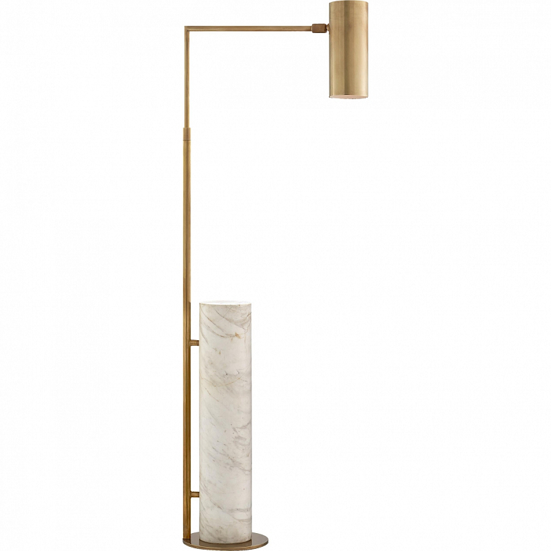 Торшер Alma Floor lamp Хром Черный Латунь Белый Торшер Alma Floor lamp Хром Черный Латунь Белый в Воронеже | Loft Concept