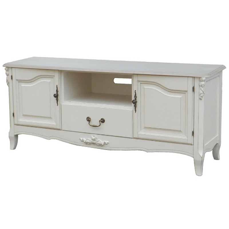 ТВ-тумба в стиле прованс из массива дерева Montmartre Provence TV Stand ivory ( слоновая кость ) ТВ-тумба в стиле прованс из массива дерева Montmartre Provence TV Stand ivory ( слоновая кость ) в Воронеже | Loft Concept