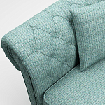 Мебельная ткань Шенилл бирюзовый цвет 142 см T4-61 варинант исполнения - 10 | Loft Concept в Воронеже