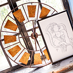 Часы настенные из металла в стиле лофт Clock with History варинант исполнения - 3 | Loft Concept в Воронеже