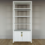 Стеллаж со стеклянными полками Elsa Dreams White варинант исполнения - 6 | Loft Concept в Воронеже