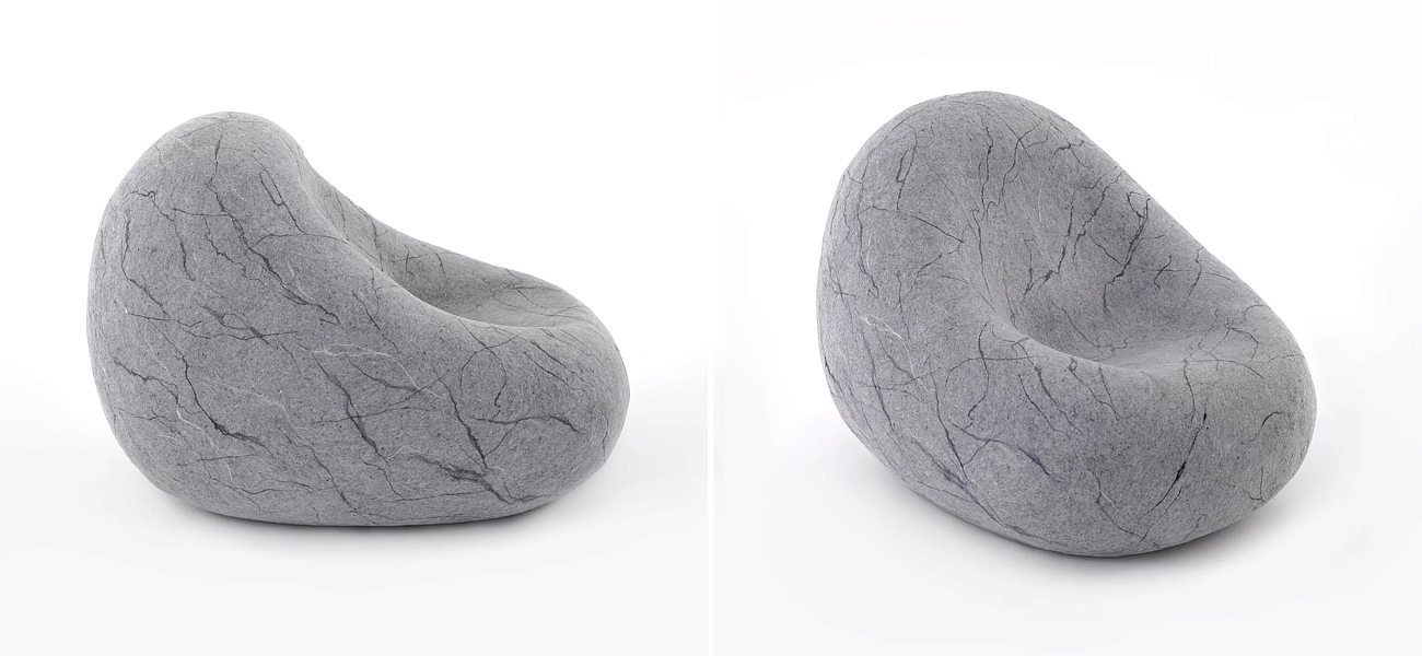 Кресло - Камень из Валяной шерсти KATSU STONE CAPSULE Кресло - Камень из Валяной шерсти KATSU STONE CAPSULE - Loft-Concept в Воронеже