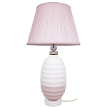 Настольная лампа керамическая Pink lampshade варинант исполнения - 2 | Loft Concept в Воронеже