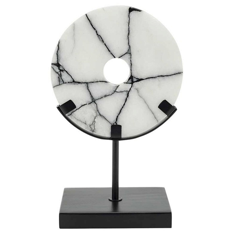 Статуэтка Disk Madison On Stand Черный Белый Статуэтка Disk Madison On Stand Черный Белый в Воронеже | Loft Concept
