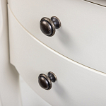 Белая тумба на фигурных ножках Shelby варинант исполнения - 4 | Loft Concept в Воронеже