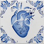 Плитка с узором Мое сердце варинант исполнения - 2 | Loft Concept в Воронеже
