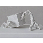 Скульптура «Окаменелый рост», Белый объект варинант исполнения - 1 | Loft Concept в Воронеже