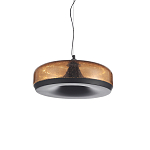 Подвесной светильник с стеклянным плафоном LED 42W 3000K Glass Textured Lampshade варинант исполнения - 2 | Loft Concept в Воронеже