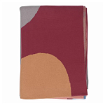 Плед из хлопка с абстрактным принтом Elysian Flow Ember варинант исполнения - 5 | Loft Concept в Воронеже