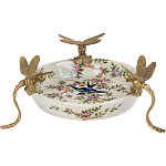 Блюдо фарфоровое Полет стрекоз Jita варинант исполнения - 1 | Loft Concept в Воронеже