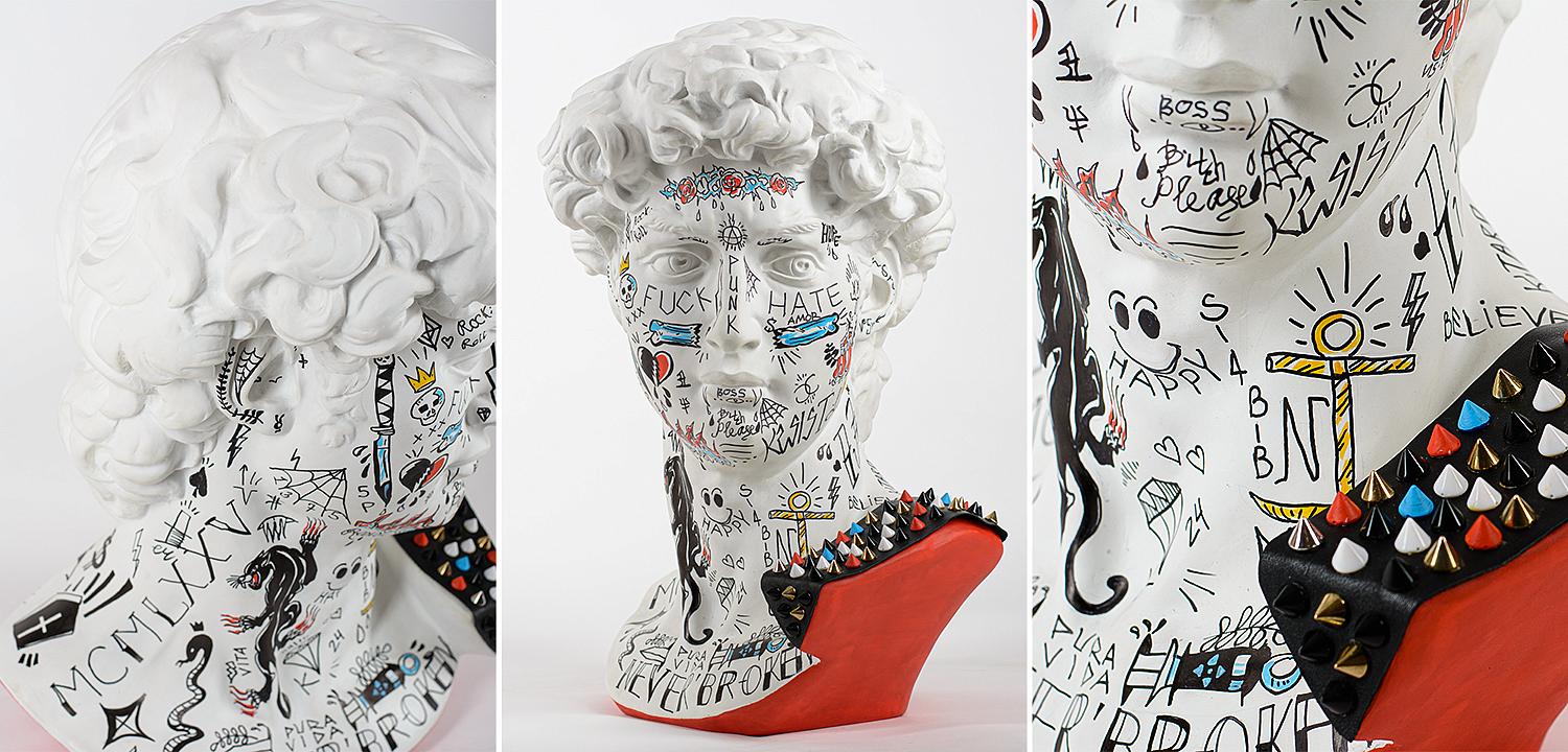 Статуэтка Bust of David PUNK Статуэтка Bust of David PUNK - Loft-Concept в Воронеже