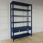 Стеллаж с двумя ящиками Elsa Dreams Blue варинант исполнения - 1 | Loft Concept в Воронеже