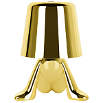 Настольная лампа фигурная цвета золото с гладким абажуром Высота 17 см Sophia варинант исполнения - 6 | Loft Concept в Воронеже