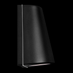 Уличный настенный светильник светодиодный конусообразной формы черного цвета из металла Urban Minimalist варинант исполнения - 3 | Loft Concept в Воронеже