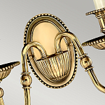 Бра с 2-мя бежевыми абажурами в классическом стиле Hinkley варинант исполнения - 5 | Loft Concept в Воронеже