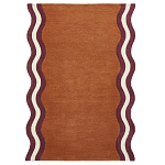 Ковер с оригинальной волнистой отделкой Woven from Wool варинант исполнения - 1 | Loft Concept в Воронеже