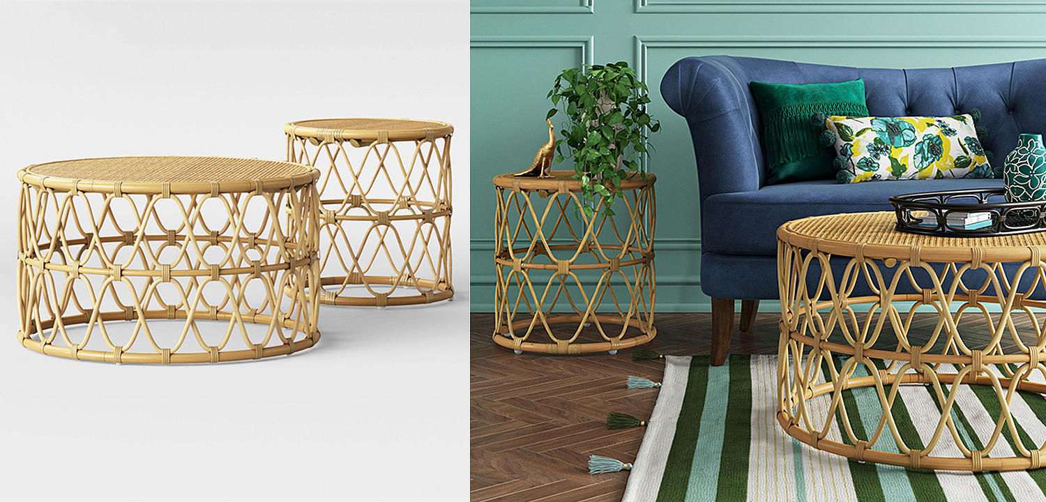 Приставной стол Lotta Wicker Table Приставной стол Lotta Wicker Table - Loft-Concept в Воронеже