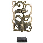 Маска ручной работы деревянная резная Mask Abstraction варинант исполнения - 1 | Loft Concept в Воронеже